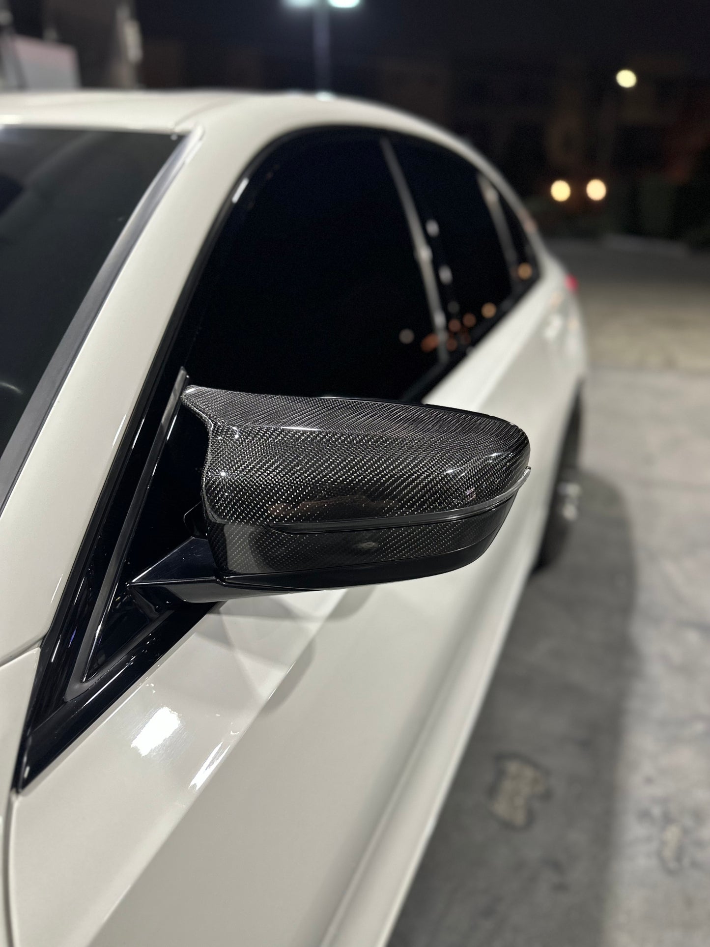 BMW G20/G30/G22/G23/G14/G15/G16 Carbon Fiber M-Style Mirror Cap Replacements