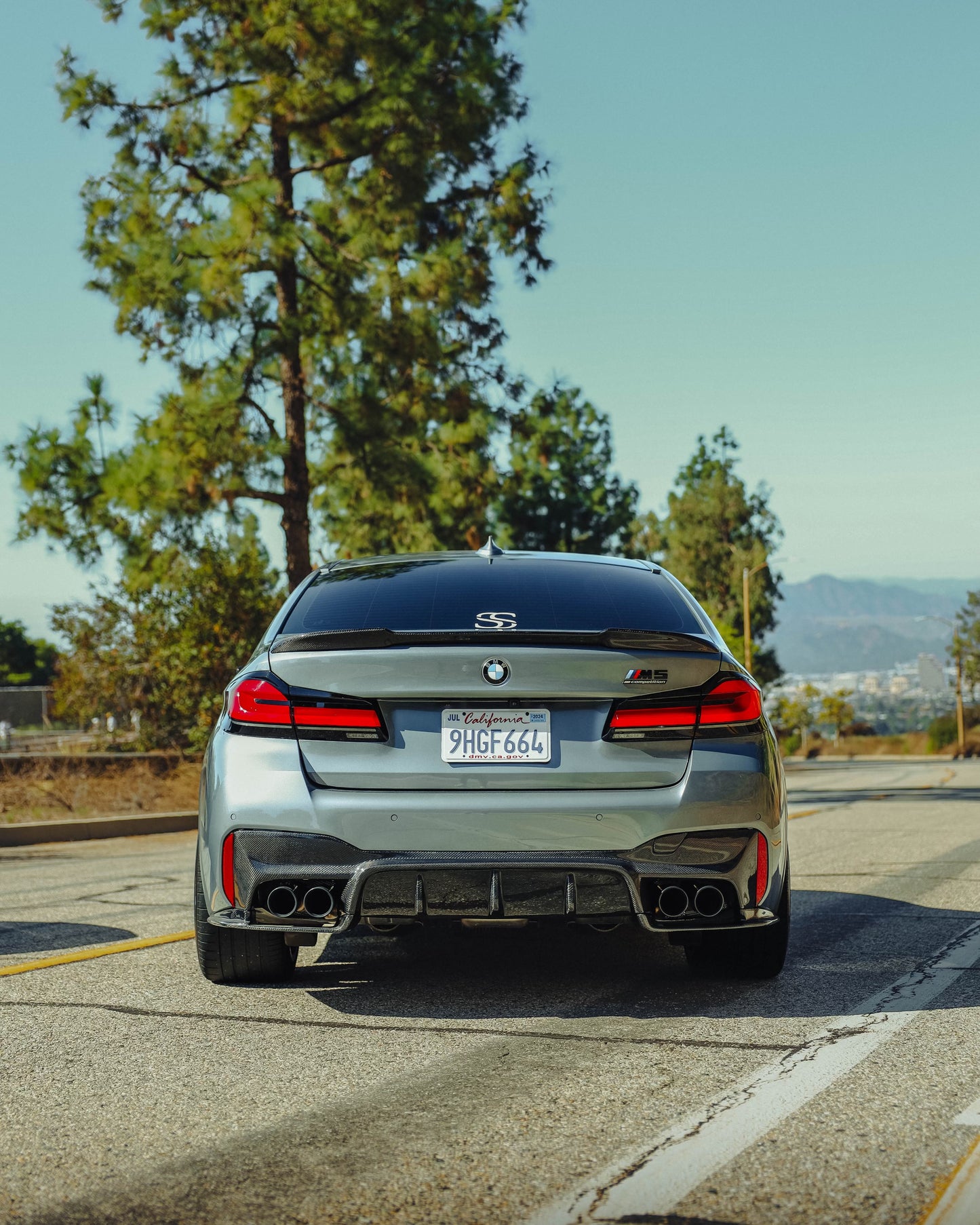 BMW G30/F90 Carbon Fiber CS-Style Trunk Spoiler