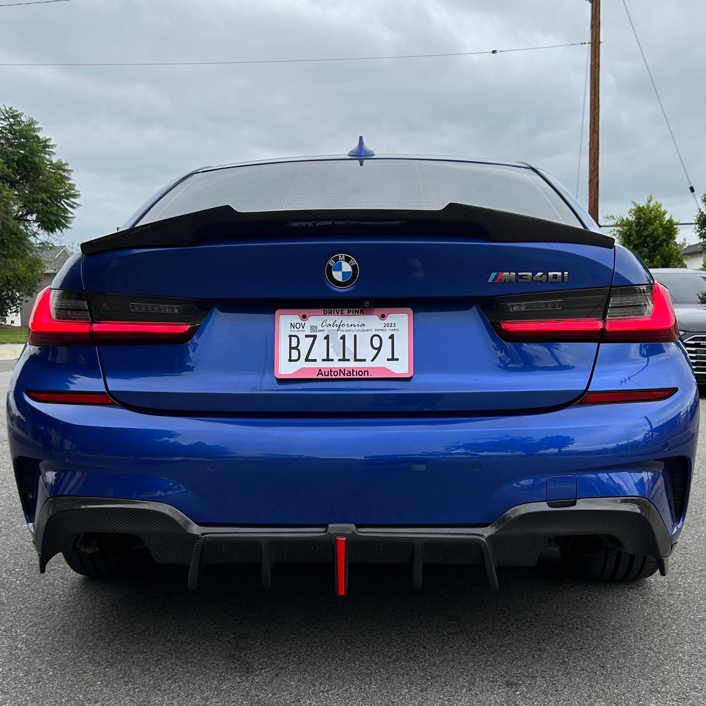 BMW G20 Carbon Fiber TBD V1 Diffuser W/Bumper Extensions