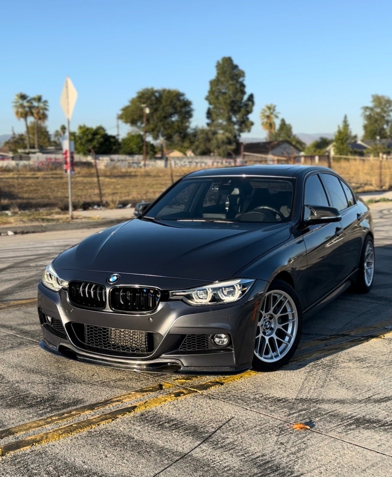 BMW F30 Carbon Fiber VRS-Style Front Lip