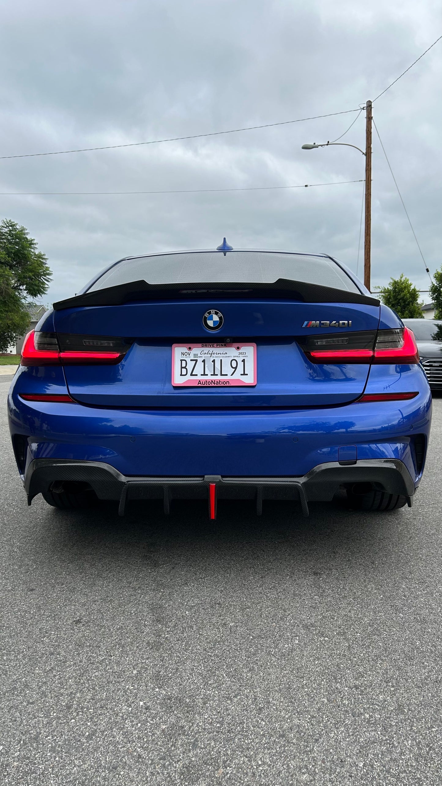 BMW G20 330i M340i G80 M3 Carbon Fiber M-Style Trunk Spoiler