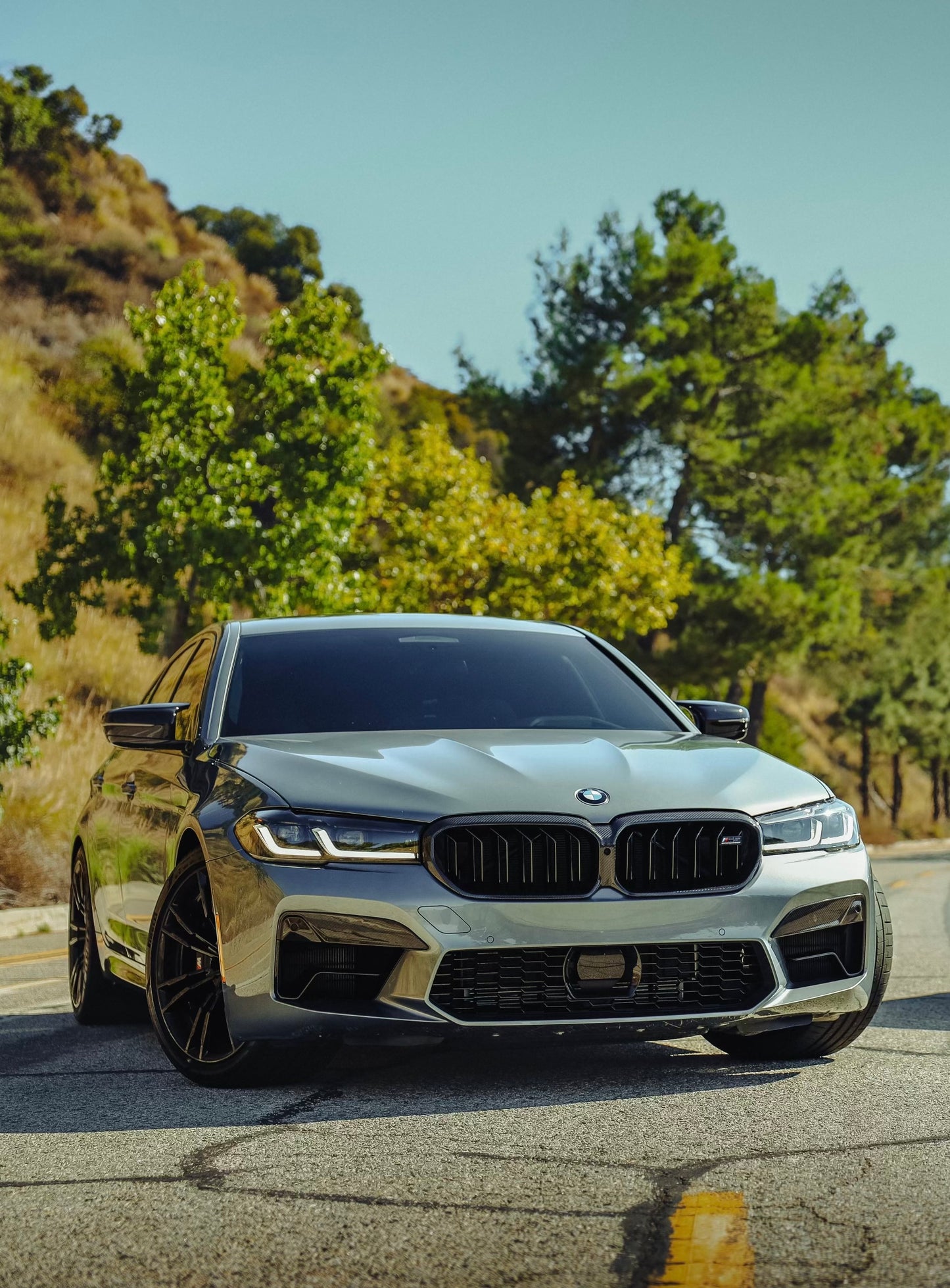 F90 M5 LCI Carbon Fiber Grill Cover