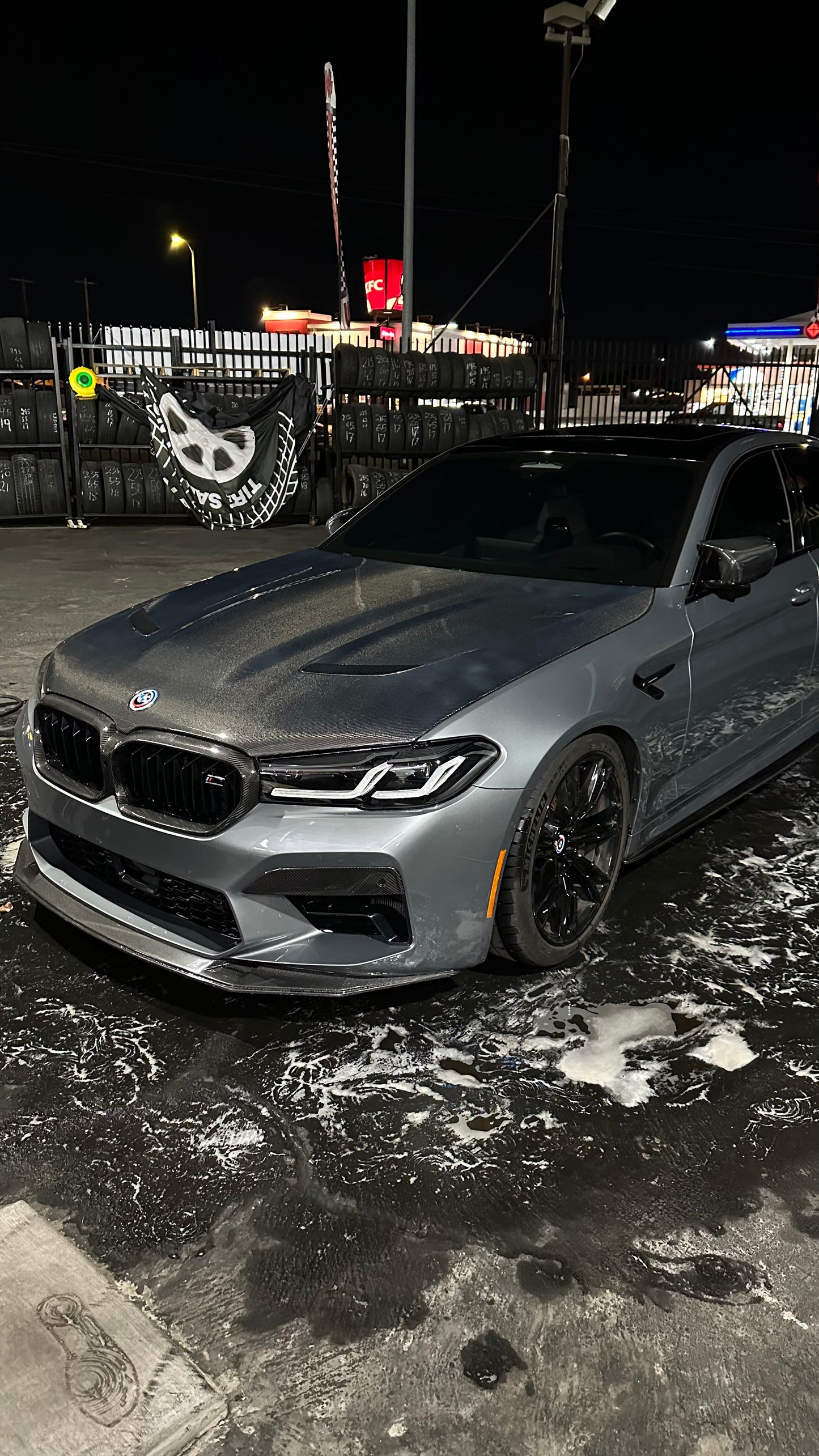 BMW F90 M5 LCI Carbon Fiber Front Lip