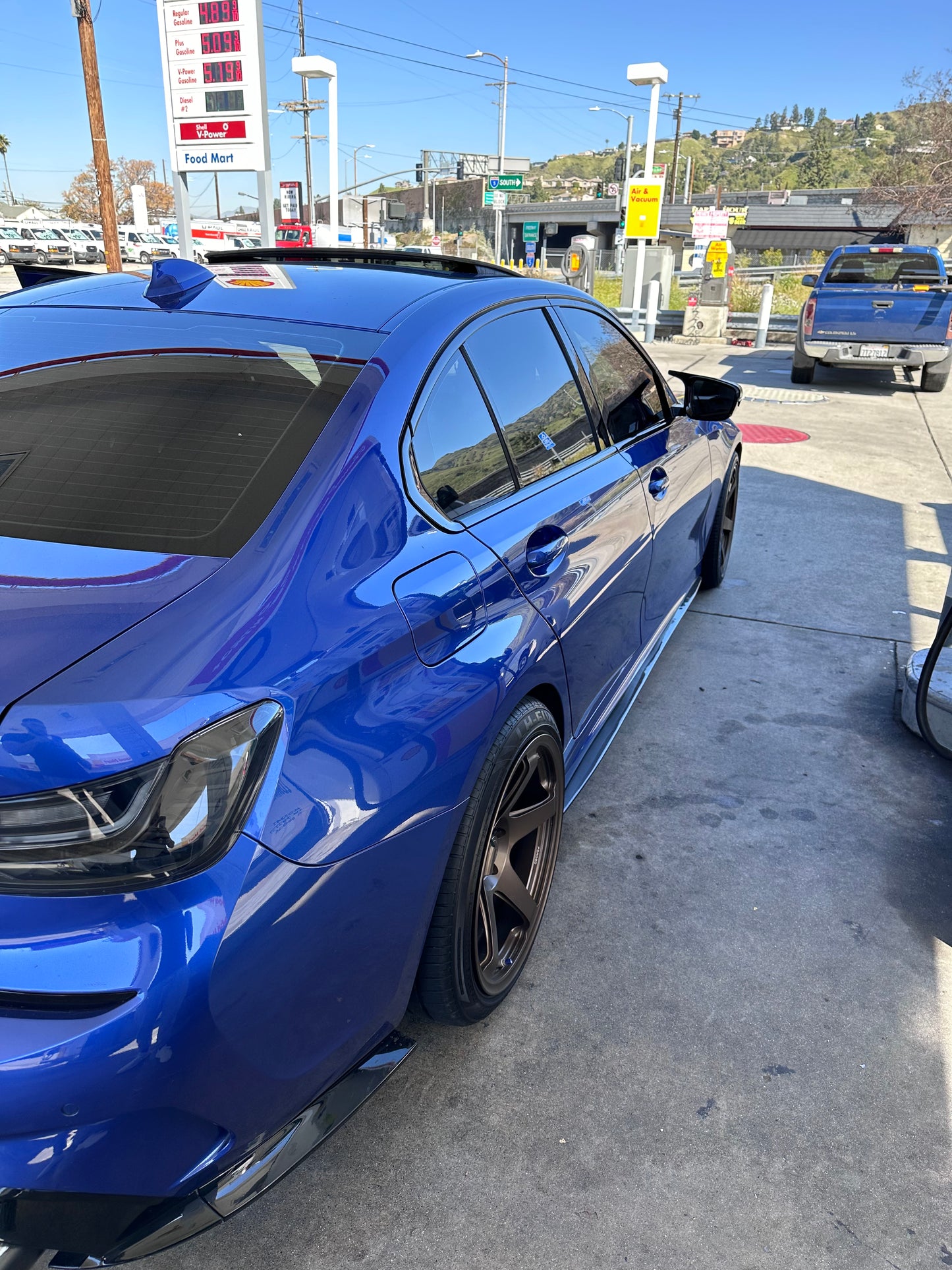 BMW G20 330i M340i Carbon Fiber Side Skirts